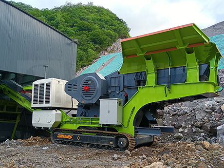 北京年處置100萬噸基建工（gōng）程（chéng）棄渣（zhā）移動破碎生產線