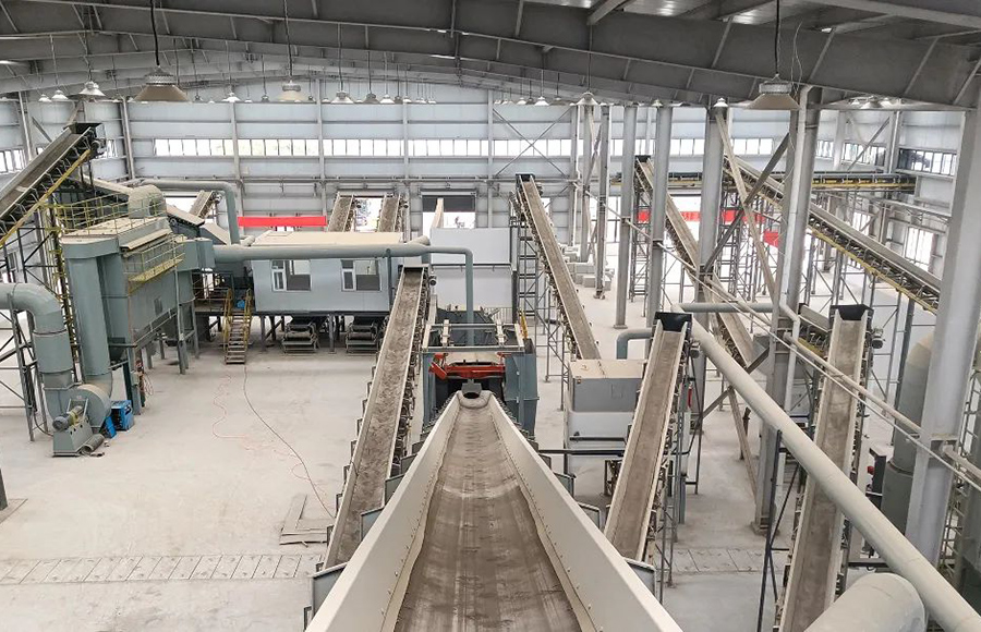 河南三門峽建（jiàn）築固廢資源化利用生產線