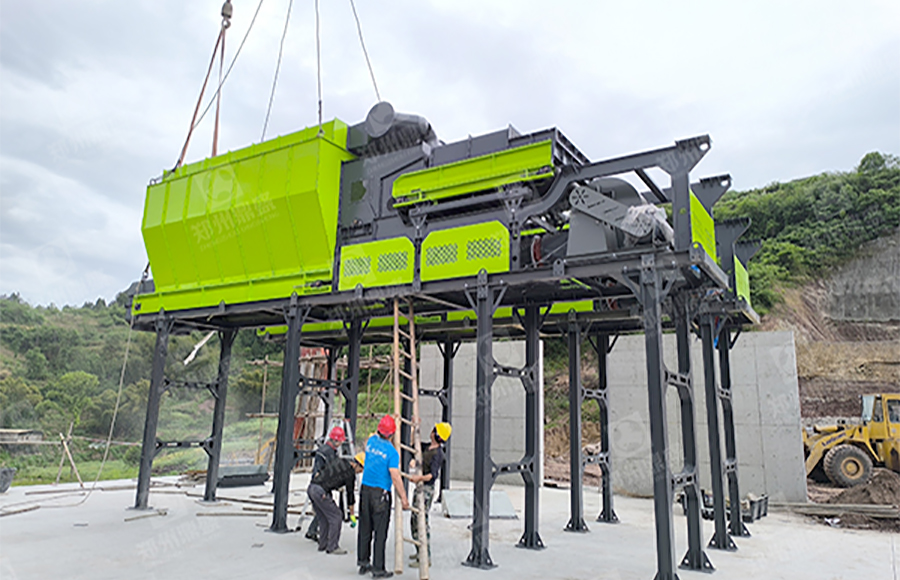 四川裝（zhuāng）修裝潢垃（lā）圾處理生產線