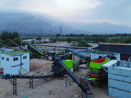 北京海澱年處理50萬噸建築垃圾模塊化處置係統