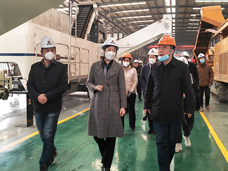 滎陽市市長一行（háng）蒞臨鄭州色多多免费视频視察工作