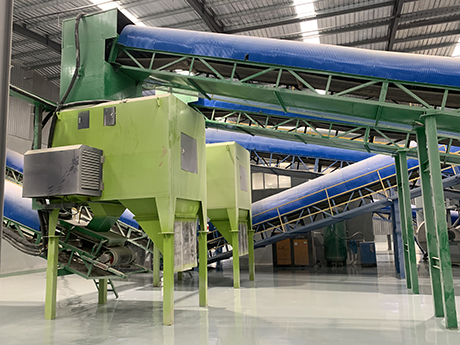 專業針對建築垃圾研發的輕物質分（fèn）離器