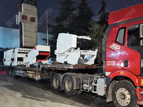 鄭（zhèng）州色多多免费视频時產150-200噸建築垃圾破碎（suì）生產線設備順利交貨（huò）